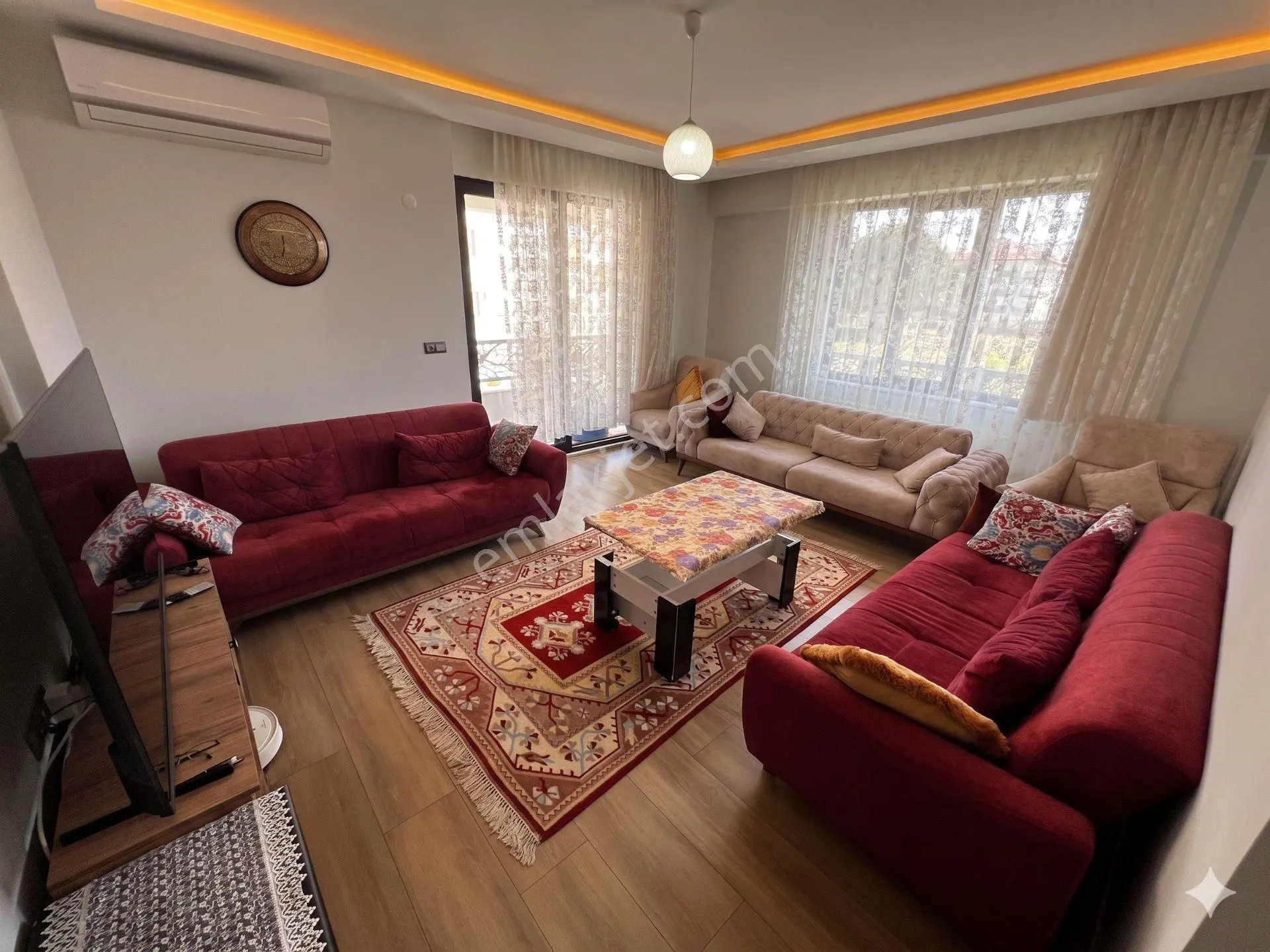 🟣🟣aktiften Modern Mimari Ve Konfor: Akçay'da Doğalgazlı, Ara Kat Ön Cephe Ayrı Mutfaklı 2+1 Daire — fotoğraf 2