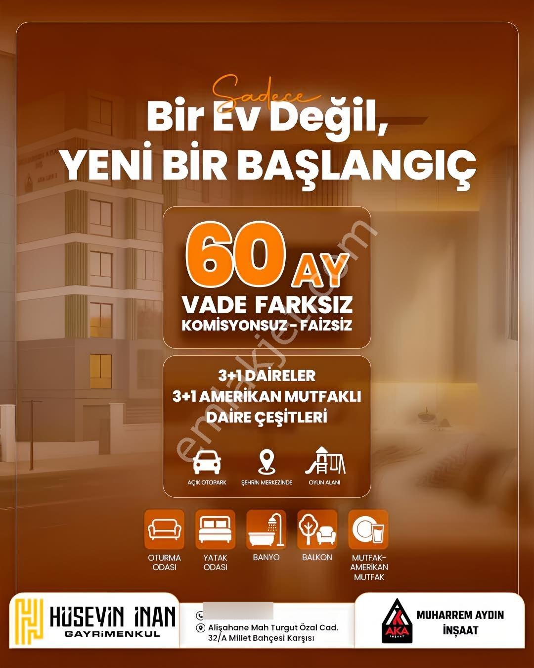 Çeltek Mah Satılık Temelden Faizsiz Komisyonsuz Daireler — fotoğraf 12