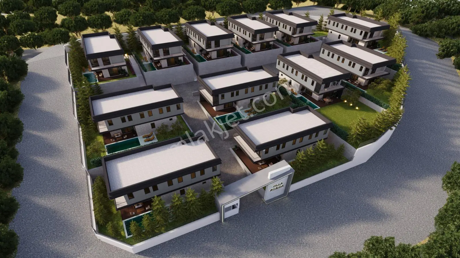 Şambayadı 4+1 Villa 200m2 12adet Satılık Kelepir Bitmek Üzere 23-26milyon Arası
