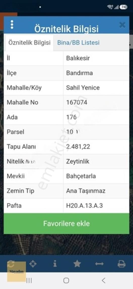 Mayadan Gyo A.ş. Den Sahil Yenice De Satılık Arsa — fotoğraf 2