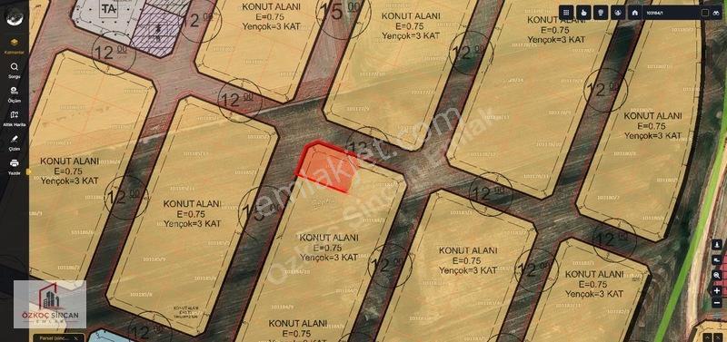 Sincan Temelli Tek Tapu İmarlı 620m2 Köşe Başı — fotoğraf 2