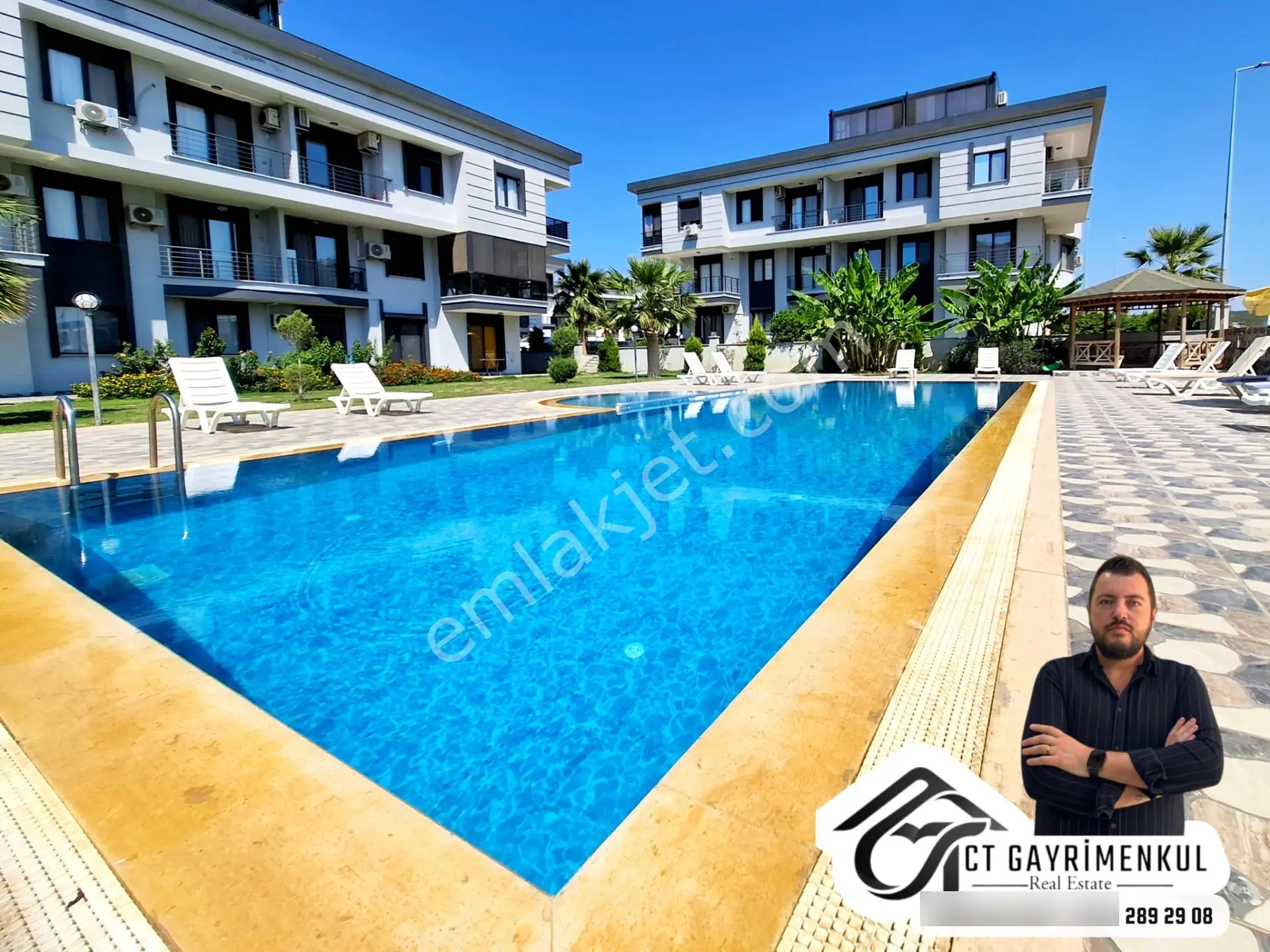 Didim'de Satılık 2+1 Site İçerisinde Havuz Manzaralı Sıfır Ön Cephe Asansörlü Daire ! — fotoğraf 2