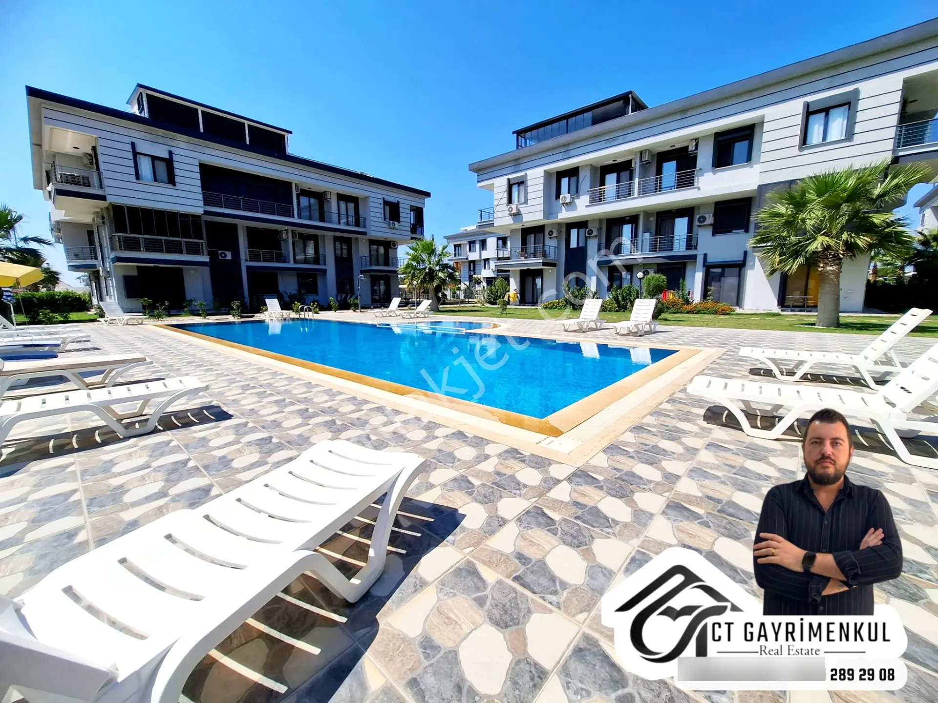 Didim'de Satılık 2+1 Site İçerisinde Havuz Manzaralı Sıfır Ön Cephe Asansörlü Daire ! — fotoğraf 3
