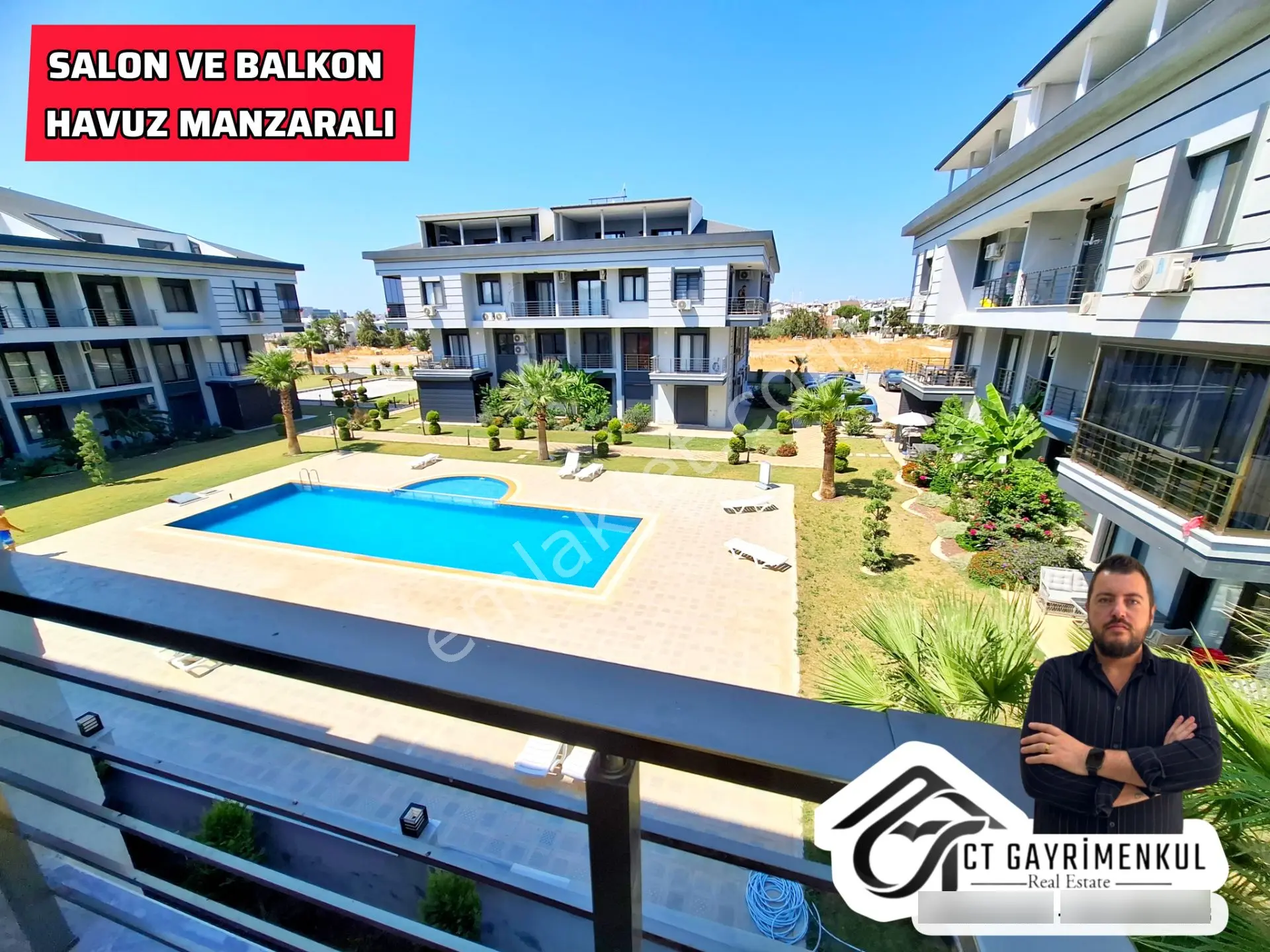 Didim'de Satılık 2+1 Site İçerisinde Havuz Manzaralı Sıfır Ön Cephe Asansörlü Daire ! — fotoğraf 4