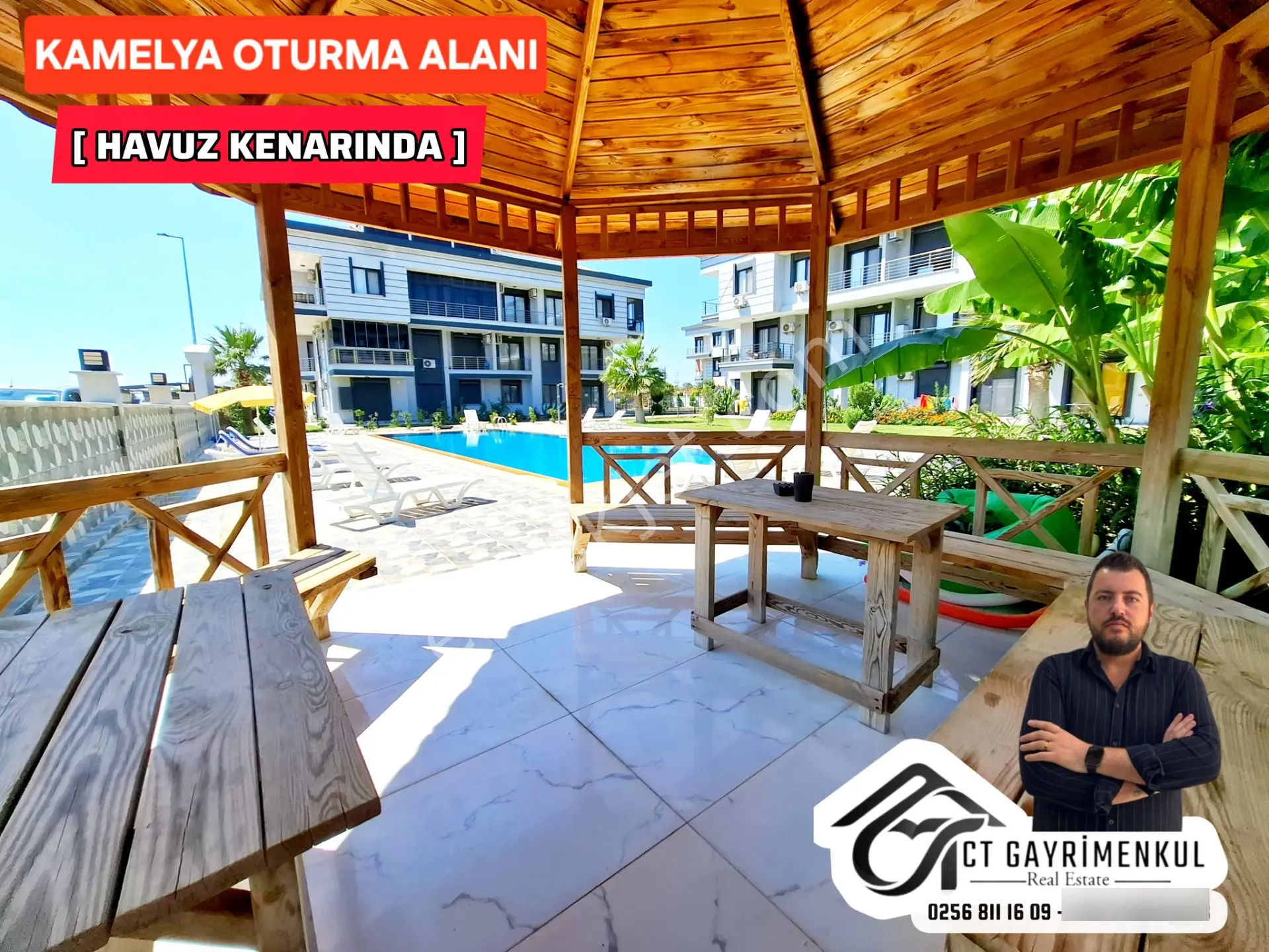 Didim'de Satılık 2+1 Site İçerisinde Havuz Manzaralı Sıfır Ön Cephe Asansörlü Daire ! — fotoğraf 8