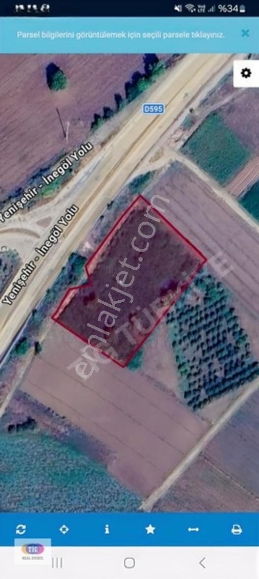 Yenişehir Söylemişte İnegöl Yoluna Cephe 5.840 M² Satılık Tarla — fotoğraf 6