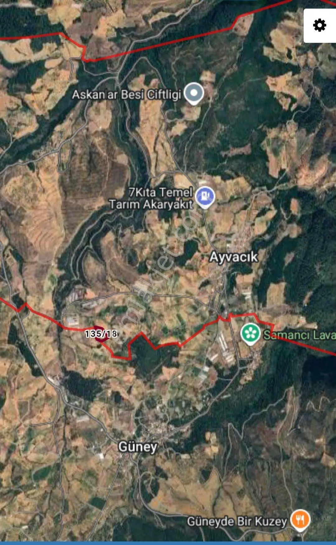 Eymen Emlaktan Ayvacık Köyü 8.450 M2 Satılık Bahçe — fotoğraf 6