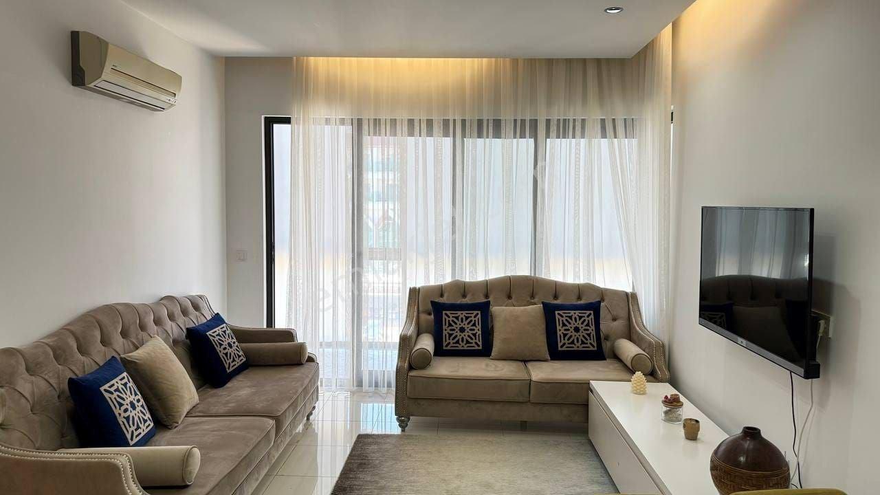 Alanya Obada Denize 50 M Eşyalı 1+1 Satılık Daire — fotoğraf 5