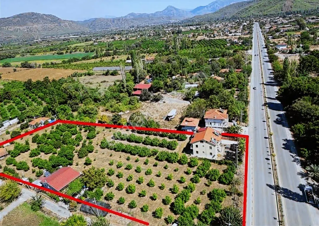 Ortaca Okçularda 8.675m² Köy İçi İmarlı Anayola 60m Cepheli Arsa — fotoğraf 2