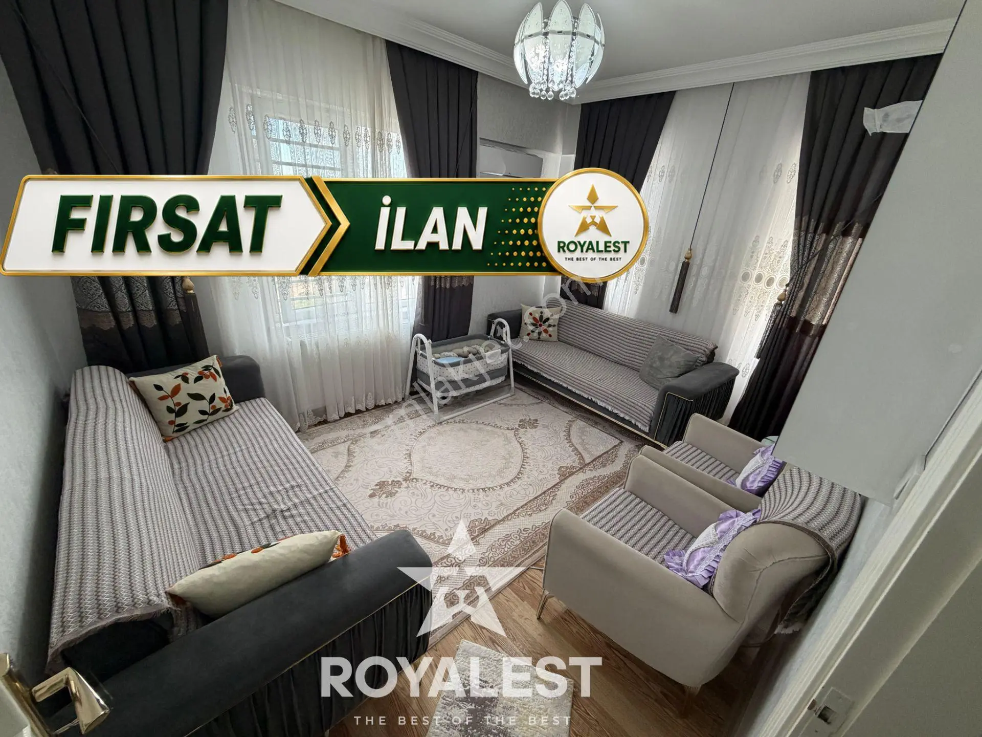 Royalest’ten Emsalsiz Düzlükte,çift Balkonlu,arakat Fırsatı !!