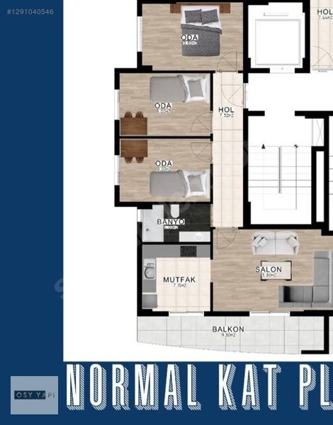Asil Park Evleri 3+1açık Mutfaklı110m2 Balkonlu Satılıkdaire — fotoğraf 2