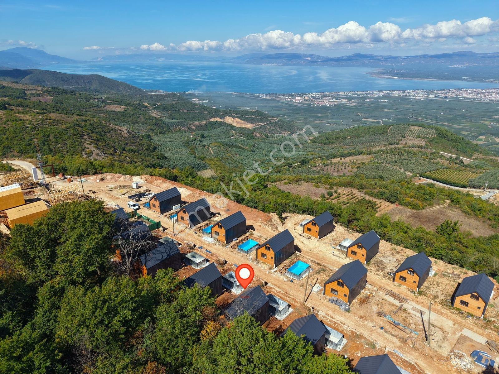 İznik Lott Villaları Göl Manzaralı 287 M2 Havuzlu Ahşap Villa — fotoğraf 11