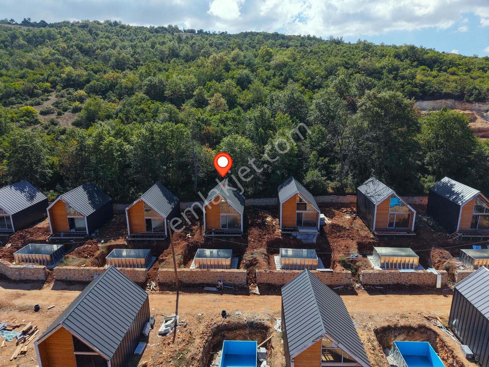 İznik Lott Villaları Göl Manzaralı 287 M2 Havuzlu Ahşap Villa — fotoğraf 12