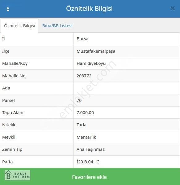 Mustafakemalpaşa Hamidiye Köyünde 7 Dönüm Çiftlik Ruhsatlı Tarla — fotoğraf 6
