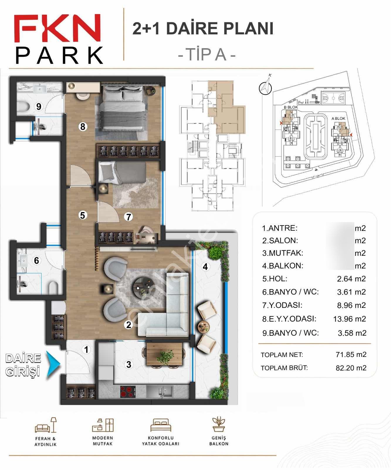 48 Ay Vade! 1.850.000 Tl Peşinat |kapalı Otoparklı Lüks 2+1 — fotoğraf 41