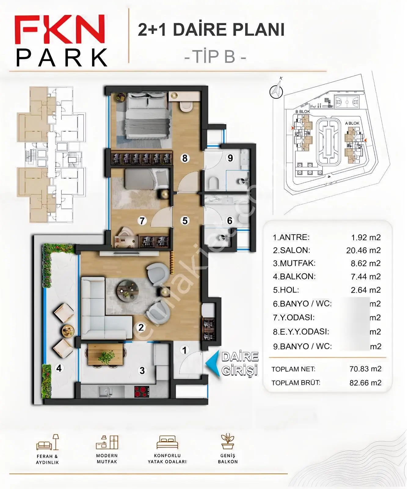 48 Ay Vade! 1.850.000 Tl Peşinat |kapalı Otoparklı Lüks 2+1 — fotoğraf 42