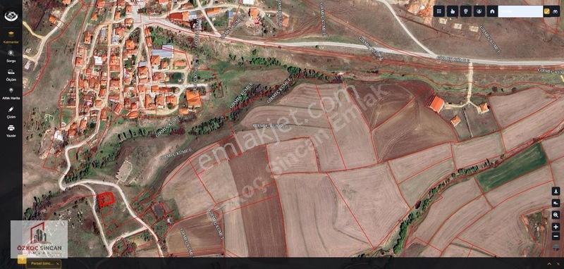 Sincan Temelli Girmeç Mahallesi 484M2 Tek Tapu Bahçe