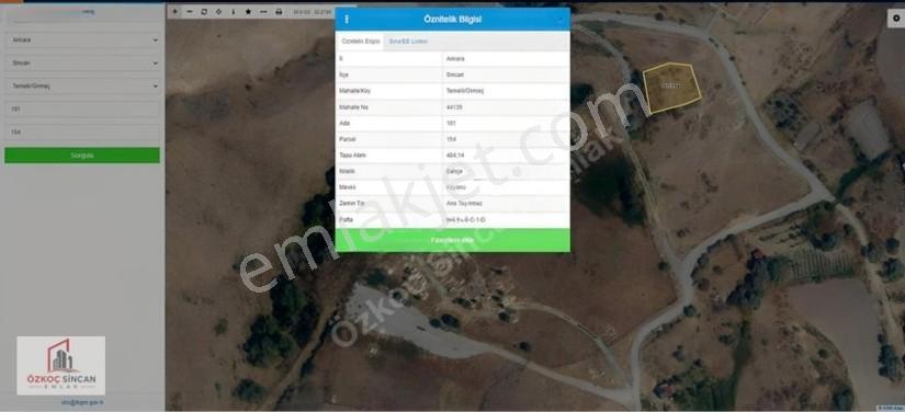Sincan Temelli Girmeç Mahallesi 484m2 Tek Tapu Bahçe — fotoğraf 5