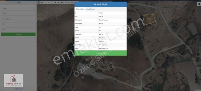 Sincan Temelli Girmeç Mahallesi 484m2 Tek Tapu Bahçe — fotoğraf 23