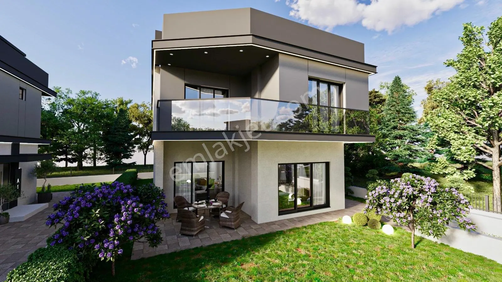 5+1 Villa Çarkıpare Havuzlu Arsa 225m2 Fore Kazık — fotoğraf 4