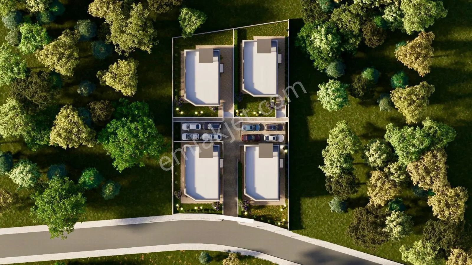 5+1 Villa Çarkıpare Havuzlu Arsa 225m2 Fore Kazık — fotoğraf 10