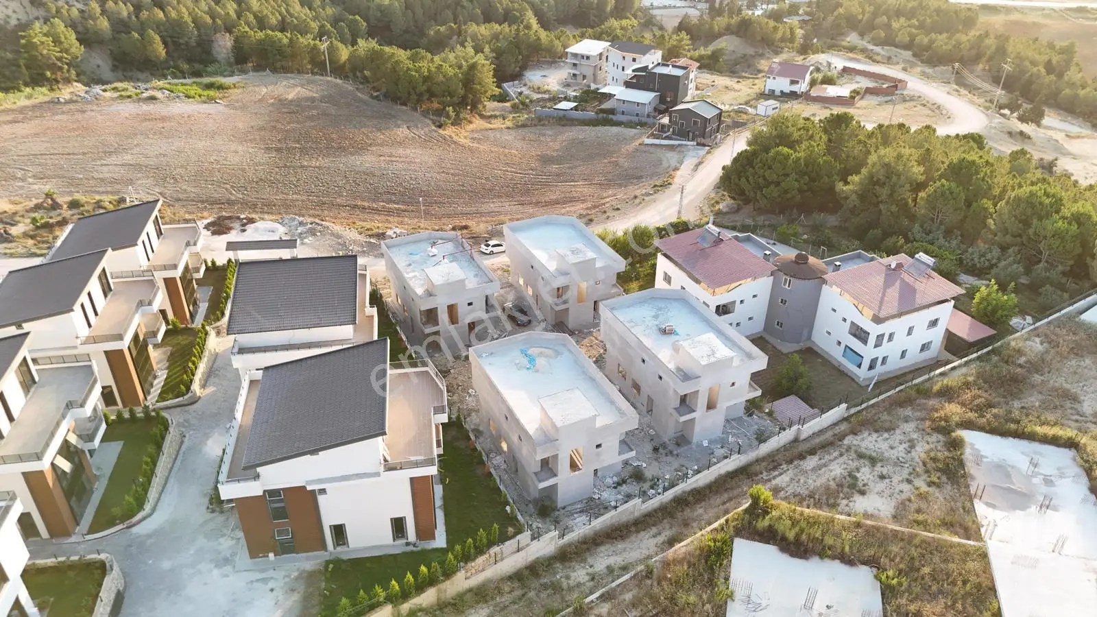 5+1 Villa Çarkıpare Havuzlu Arsa 225m2 Fore Kazık — fotoğraf 11