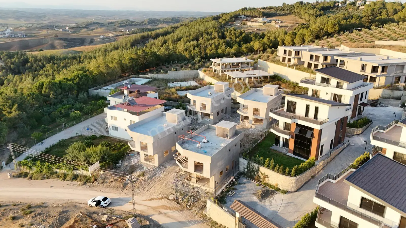5+1 Villa Çarkıpare Havuzlu Arsa 225m2 Fore Kazık — fotoğraf 13