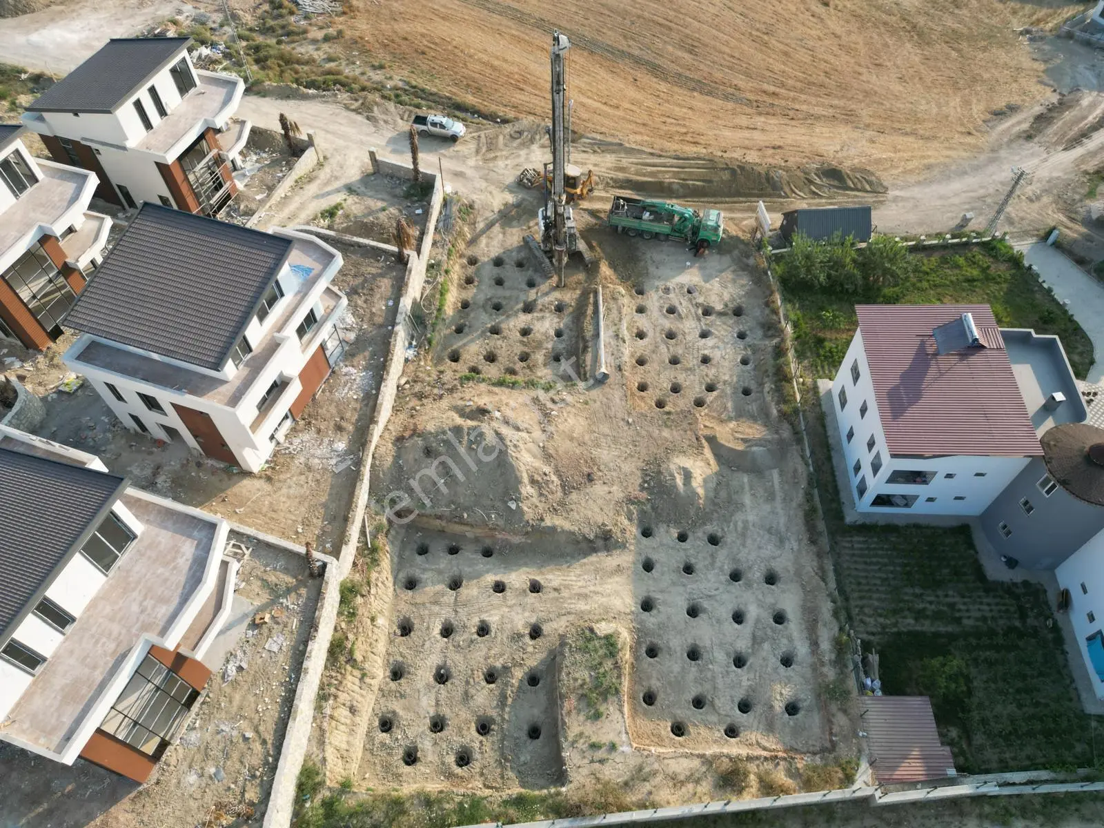5+1 Villa Çarkıpare Havuzlu Arsa 225m2 Fore Kazık — fotoğraf 14