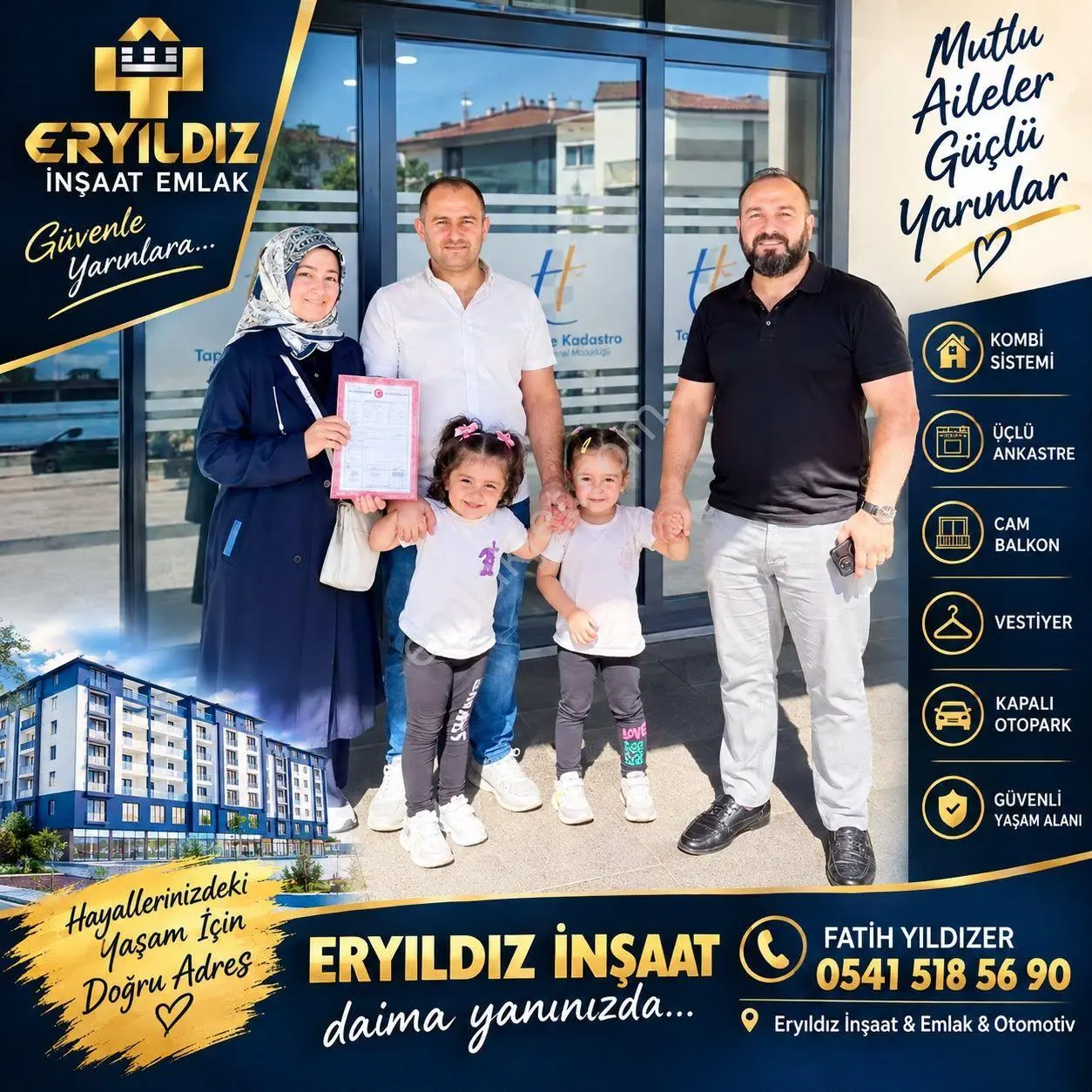 **eryıldız İnşaat**kendi Mülkümüz**fuul+fuul 135m2 Ultra Lüks 2+1** — fotoğraf 4
