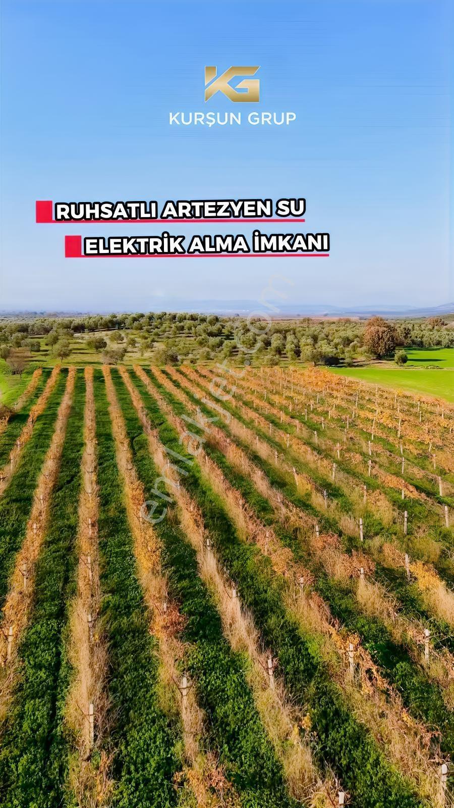 Saruhanlı Alibeyli Mah.resmi Yola Sıfır Artezyen Su Mevcut Tarla
