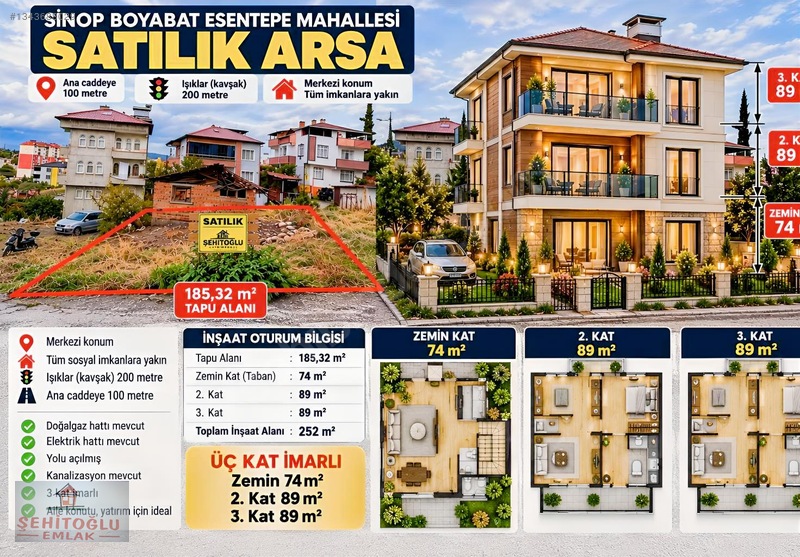Kaçırılmayacak Merkezi Konum Satılık Arsa
