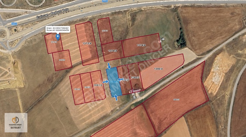 Baberti Külliyesi Karşısı Köşe Parsel Satılık 2000m² Arsa — fotoğraf 2