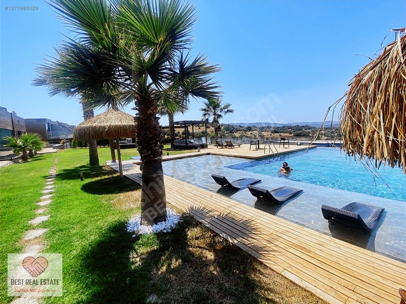 Muğla Bodrum Meşelik Yıllık Kiralık 1+1 Göl Havuz Doğa Manzara — fotoğraf 5