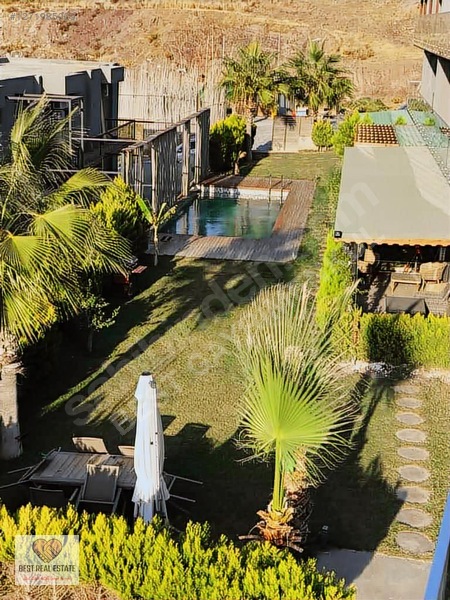 Muğla Bodrum Meşelik Yıllık Kiralık 1+1 Göl Havuz Doğa Manzara — fotoğraf 6