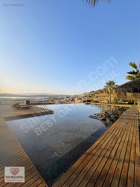 Muğla Bodrum Meşelik Yıllık Kiralık 1+1 Göl Havuz Doğa Manzara — fotoğraf 8