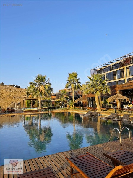 Muğla Bodrum Meşelik Yıllık Kiralık 1+1 Göl Havuz Doğa Manzara — fotoğraf 13