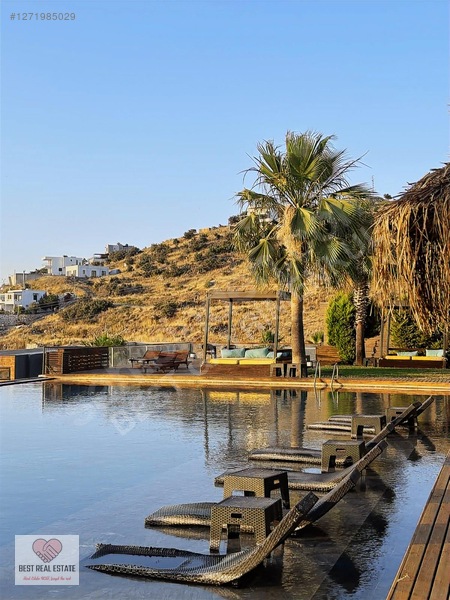 Muğla Bodrum Meşelik Yıllık Kiralık 1+1 Göl Havuz Doğa Manzara — fotoğraf 35