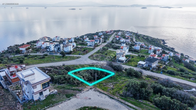 Çandarlı Eykoda Panoramik Deniz Manzaralı 405 M² Köşe Parsel — fotoğraf 2