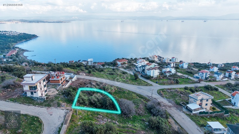 Çandarlı Eykoda Panoramik Deniz Manzaralı 405 M² Köşe Parsel — fotoğraf 3
