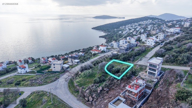 Çandarlı Eykoda Panoramik Deniz Manzaralı 405 M² Köşe Parsel — fotoğraf 4