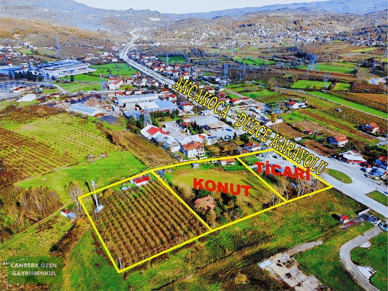 Canberk Özen'den Konuralp'te Ticari+konut İmarlı 11.450m2 Arsa — fotoğraf 2