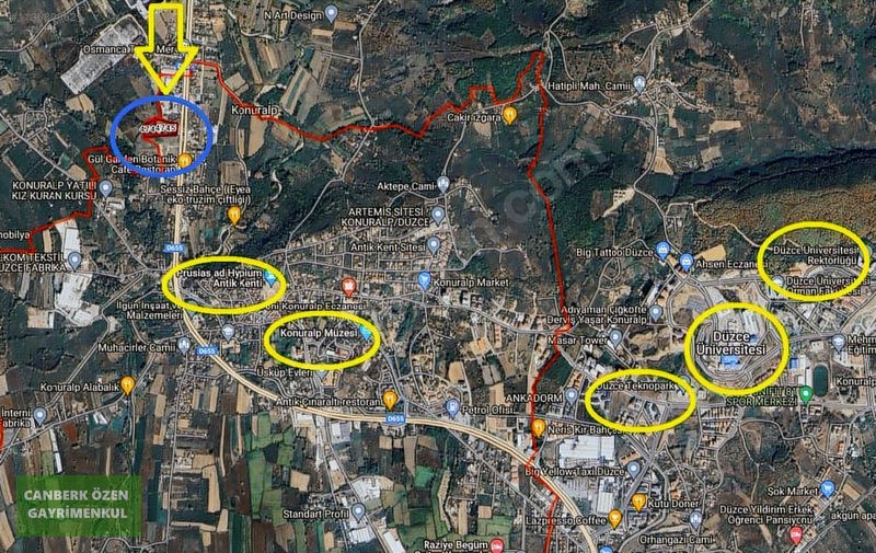 Canberk Özen'den Konuralp'te Ticari+konut İmarlı 11.450m2 Arsa — fotoğraf 5