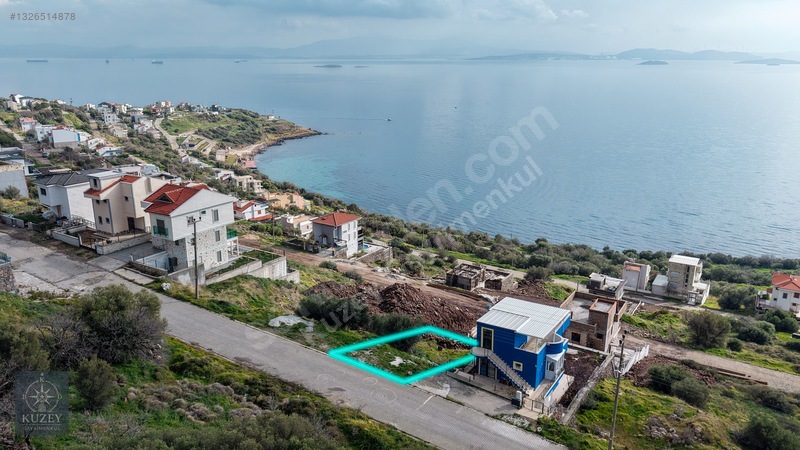 Çandarlı Eykoda Full Deniz Manzaralı 317m2 Denize Yakın Arsa — fotoğraf 5