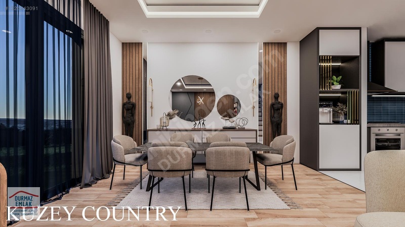 Durmaz Emlak'tan Geyikli Çamoba Kuzey Country Satılık Lüks Villa — fotoğraf 6
