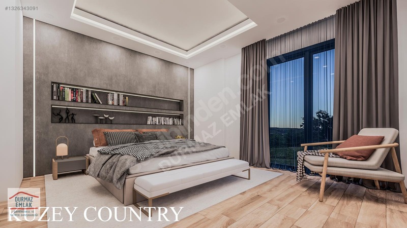 Durmaz Emlak'tan Geyikli Çamoba Kuzey Country Satılık Lüks Villa — fotoğraf 8