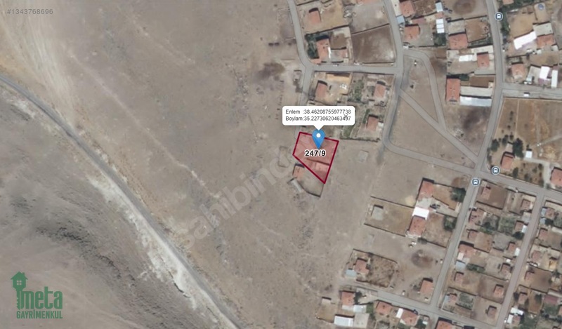 İncesu Şeyhşaban Köyünde 1032 M2 Parsel — fotoğraf 2