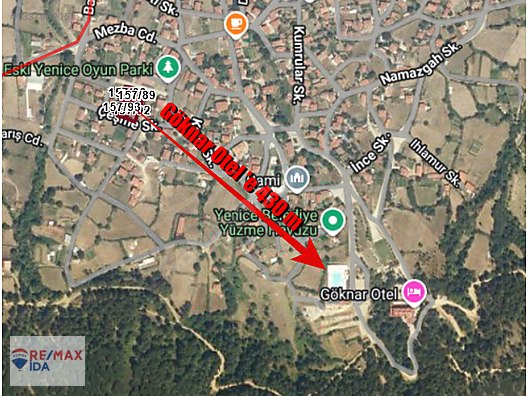 Çanakkale Yenice 'De İmarlı Satılık Arsa