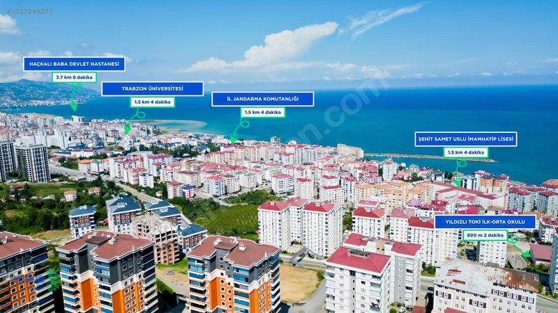 Mana Gayrimenkulden Referans Trabzon'da Kiralık Eşyalı 4+1 Daire — fotoğraf 2