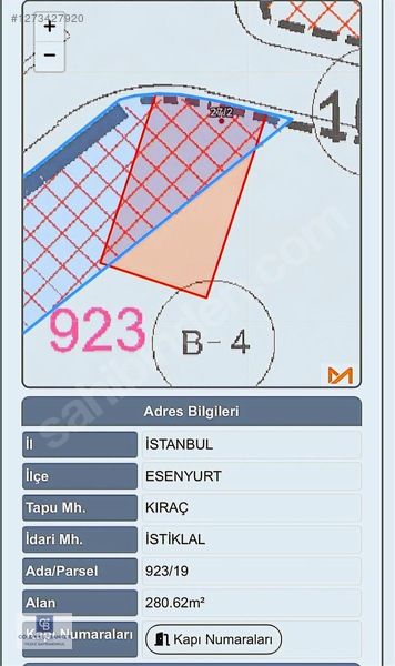 Kelepir... İstiklal Mah'de 281m2,tek Tapu,satılık Arsa — fotoğraf 26