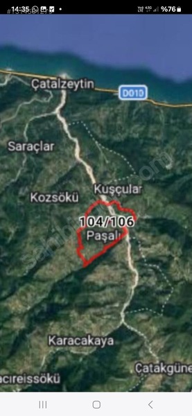 Kastamonu Çatalzeytin'de Paşalı Köyünde Tarla — fotoğraf 2